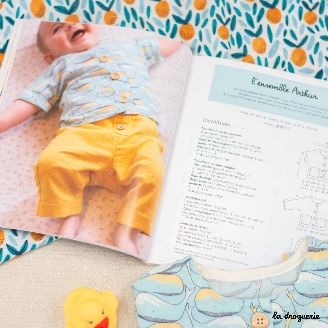 Livre DIY couture "La petite garde-robe des bébés Tome 2"
