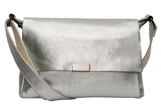 Coupon simili cuir Karla Star métallisé 140 × 50 cm