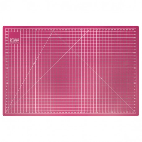 Planche de découpe couture 45x30 cm fuchsia