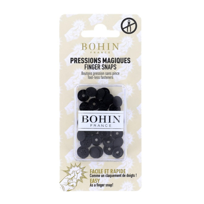 PRESSIONS MAGIQUES - 9MM - COL NOIR