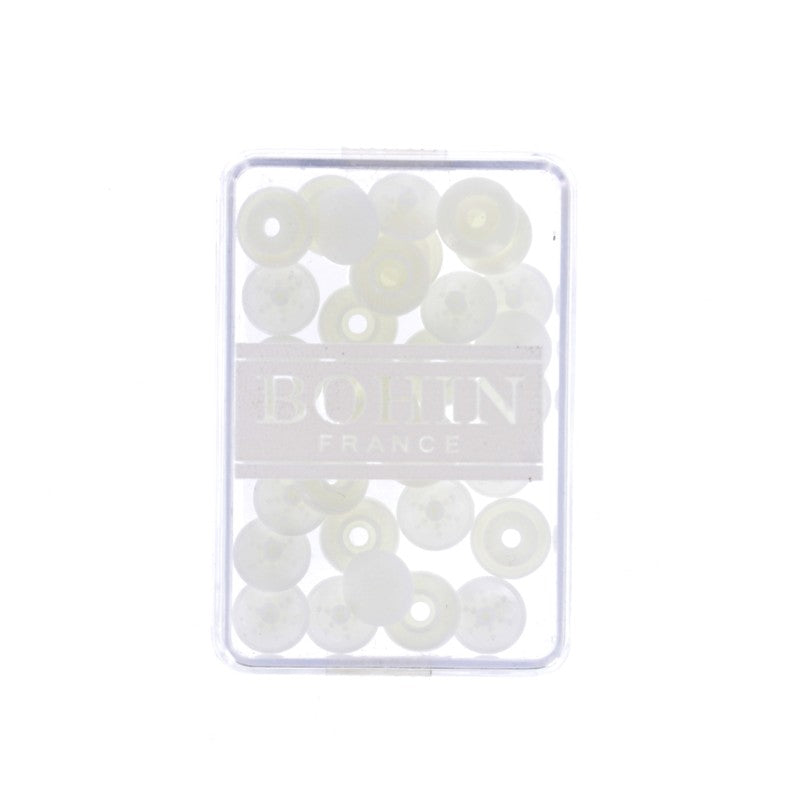 PRESSIONS MAGIQUES - 13MM - COL BLANC