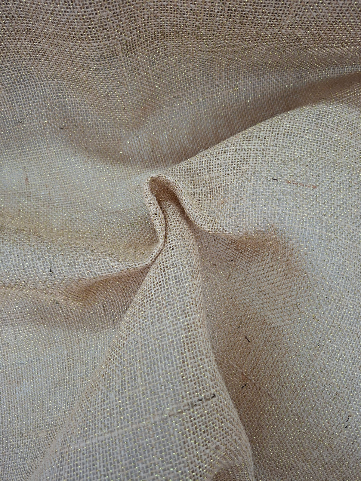 Toile de jute Lurex - vendue par 50 cm