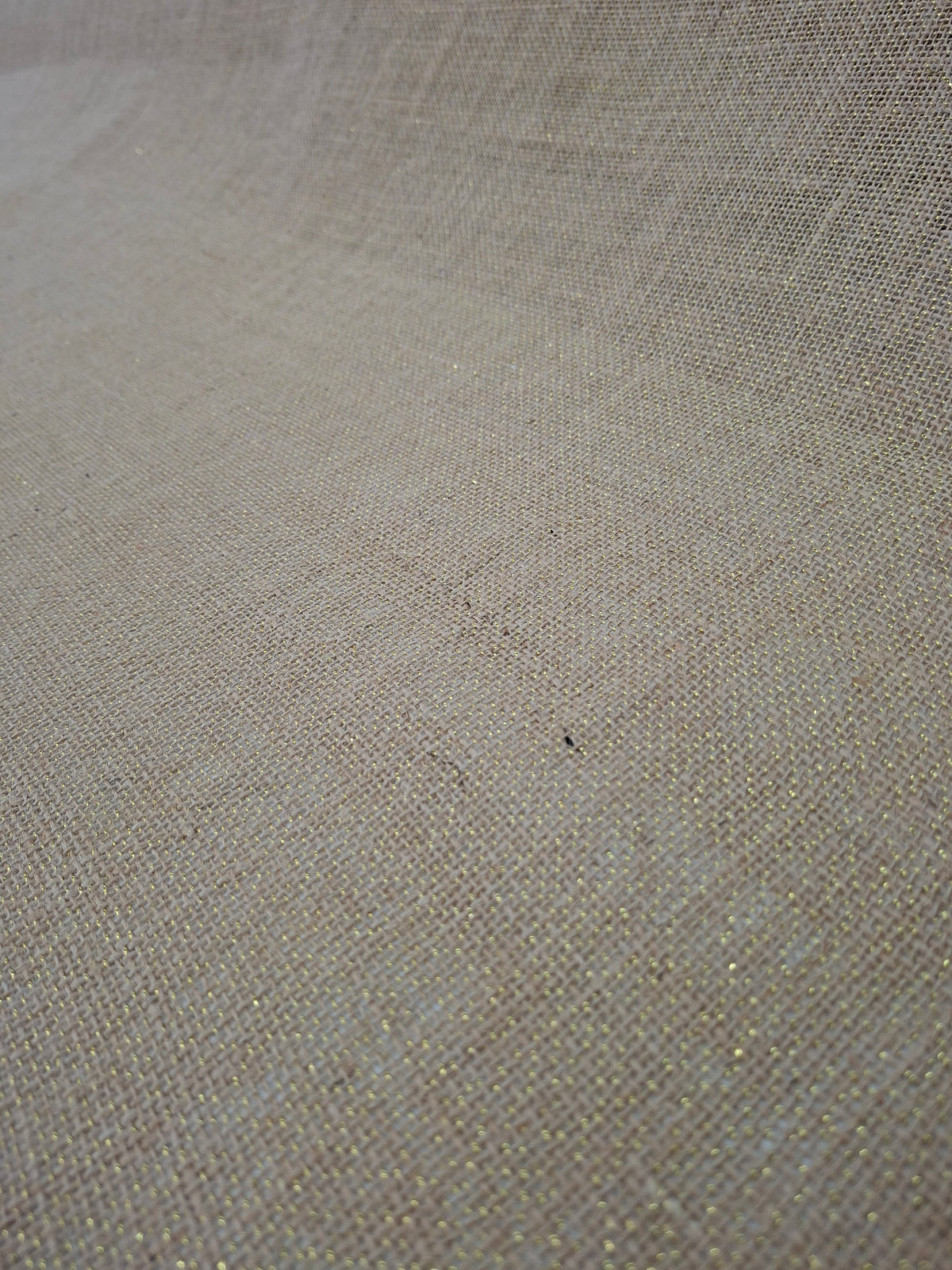 Toile de jute Lurex - vendue par 50 cm