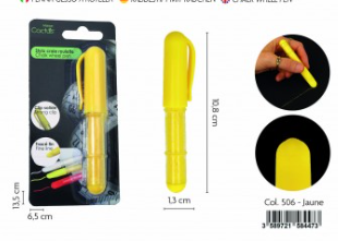 Stylo craie à roulette Cactus jaune maïs pour couture